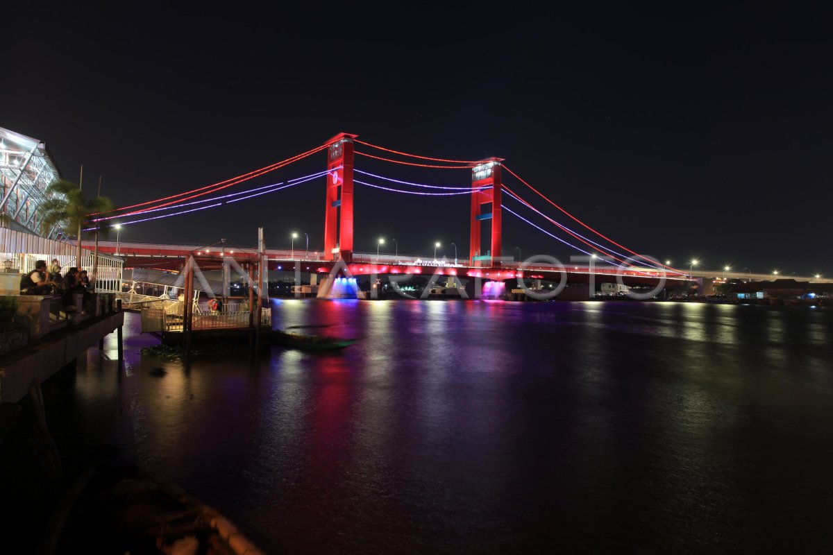 Jembatan Ampera Palembang Antara Foto