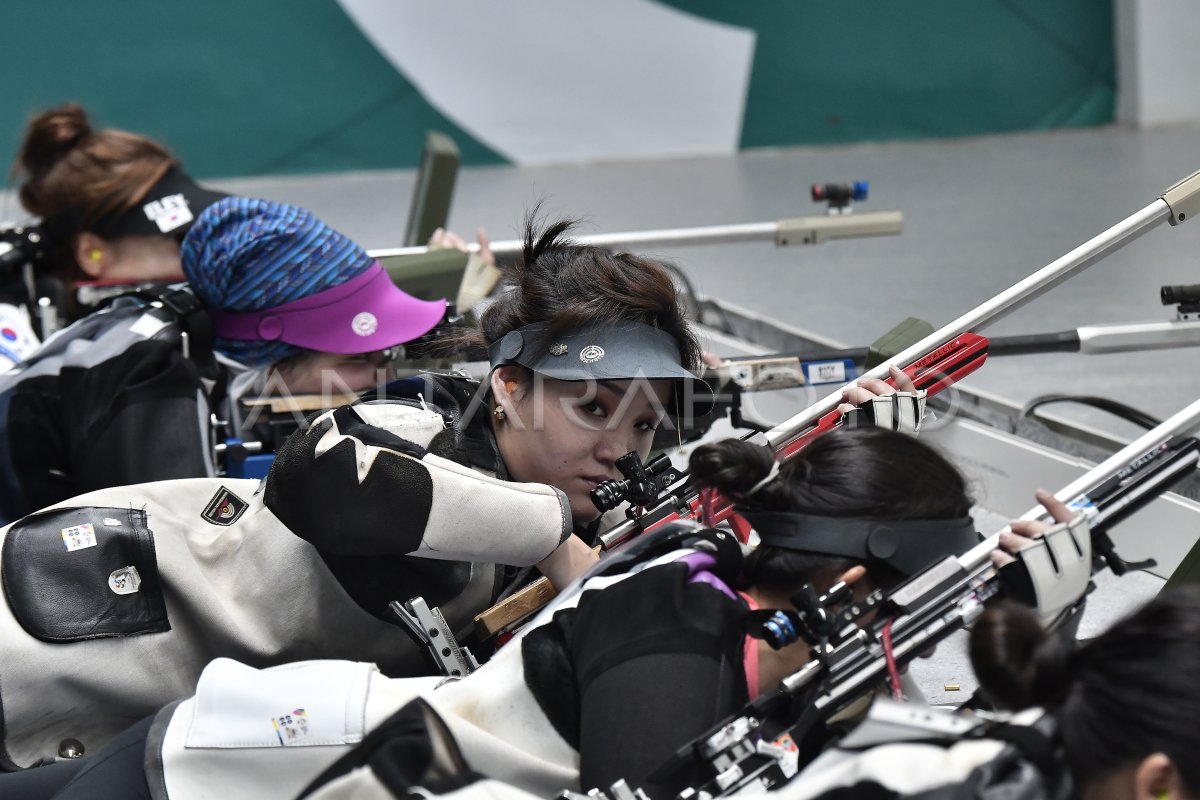 MENEMBAK FINAL 50 METER AIR RIFLE PUTRI ANTARA Foto