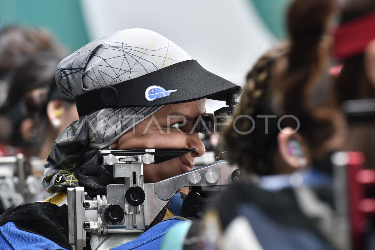 MENEMBAK FINAL 50 METER AIR RIFLE PUTRI ANTARA Foto