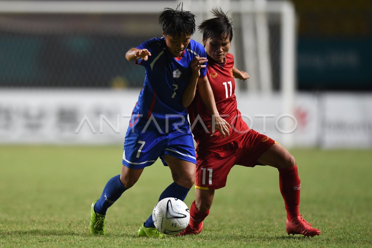 Perempat Final Sepak Bola Chinese Taipei Vs Vietnam Antara Foto