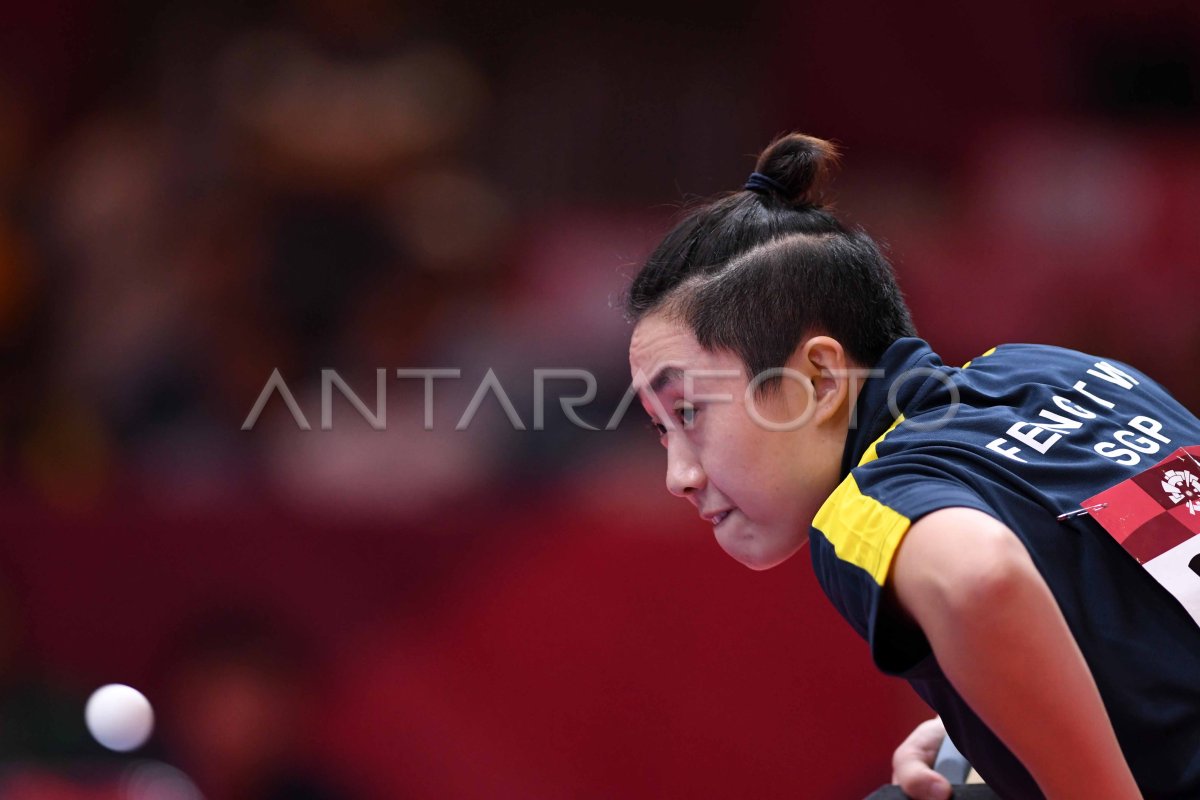 Tenis Meja Beregu Putri Singapura Vs Vietnam Antara Foto