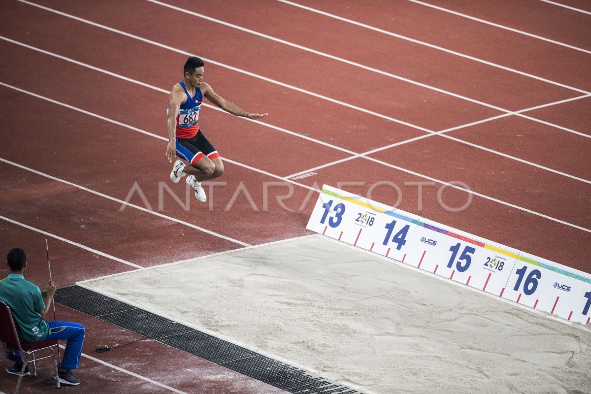 Atletik Lompat Jangkit Putra Final Antara Foto