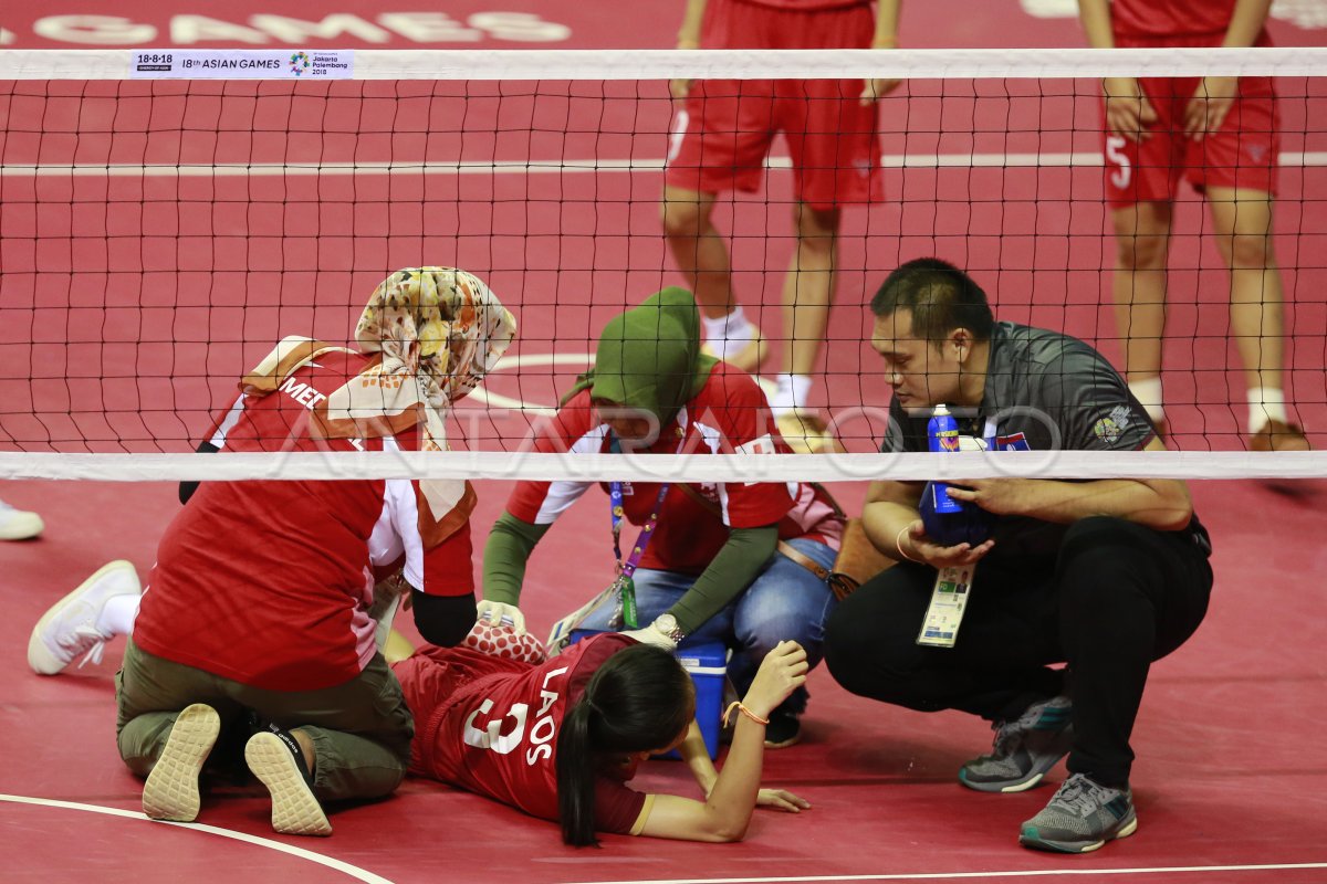 Sepak Takraw Penyisihan Quadrant Putri Antara Foto