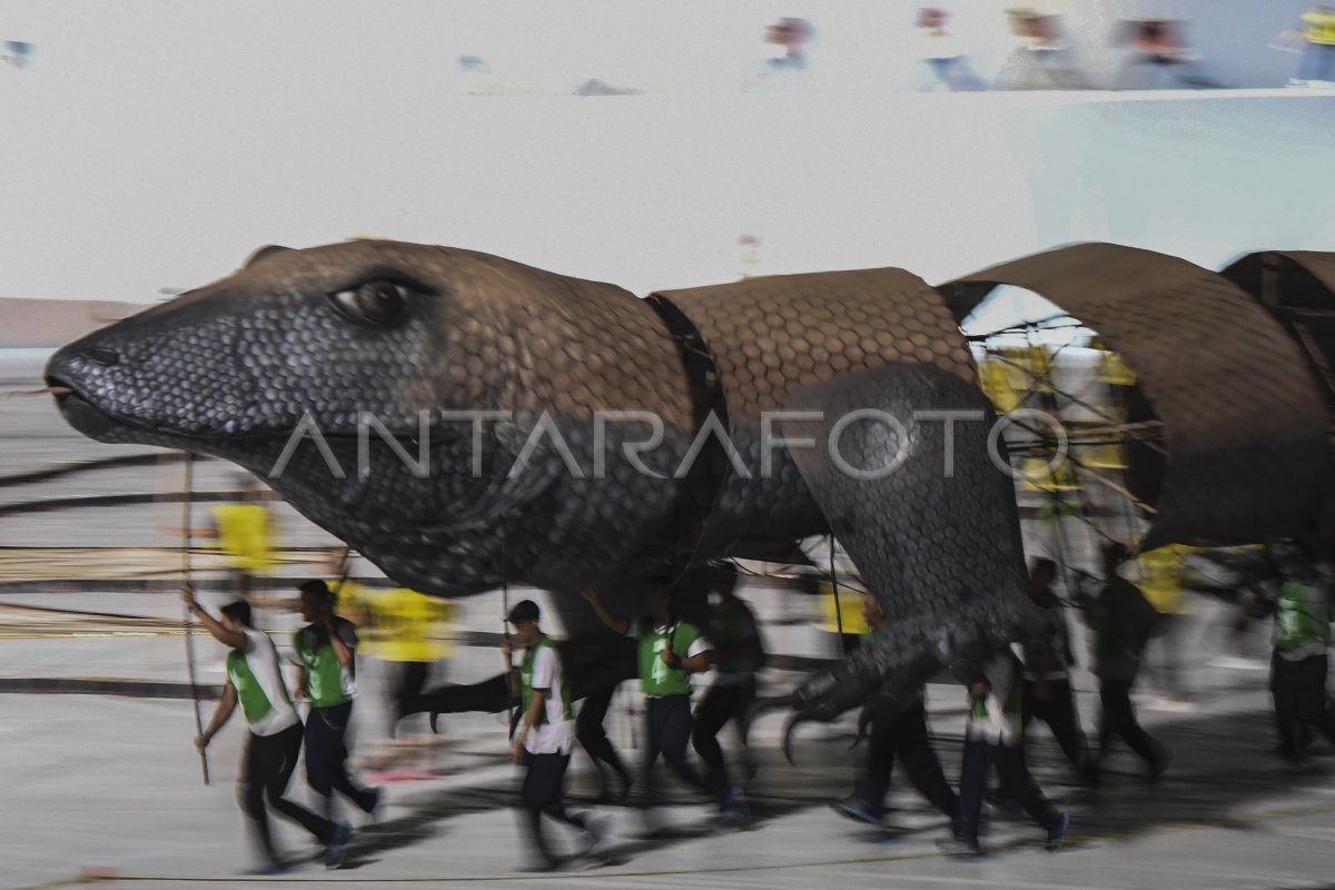 Latihan Pembukaan Asian Para Games Antara Foto