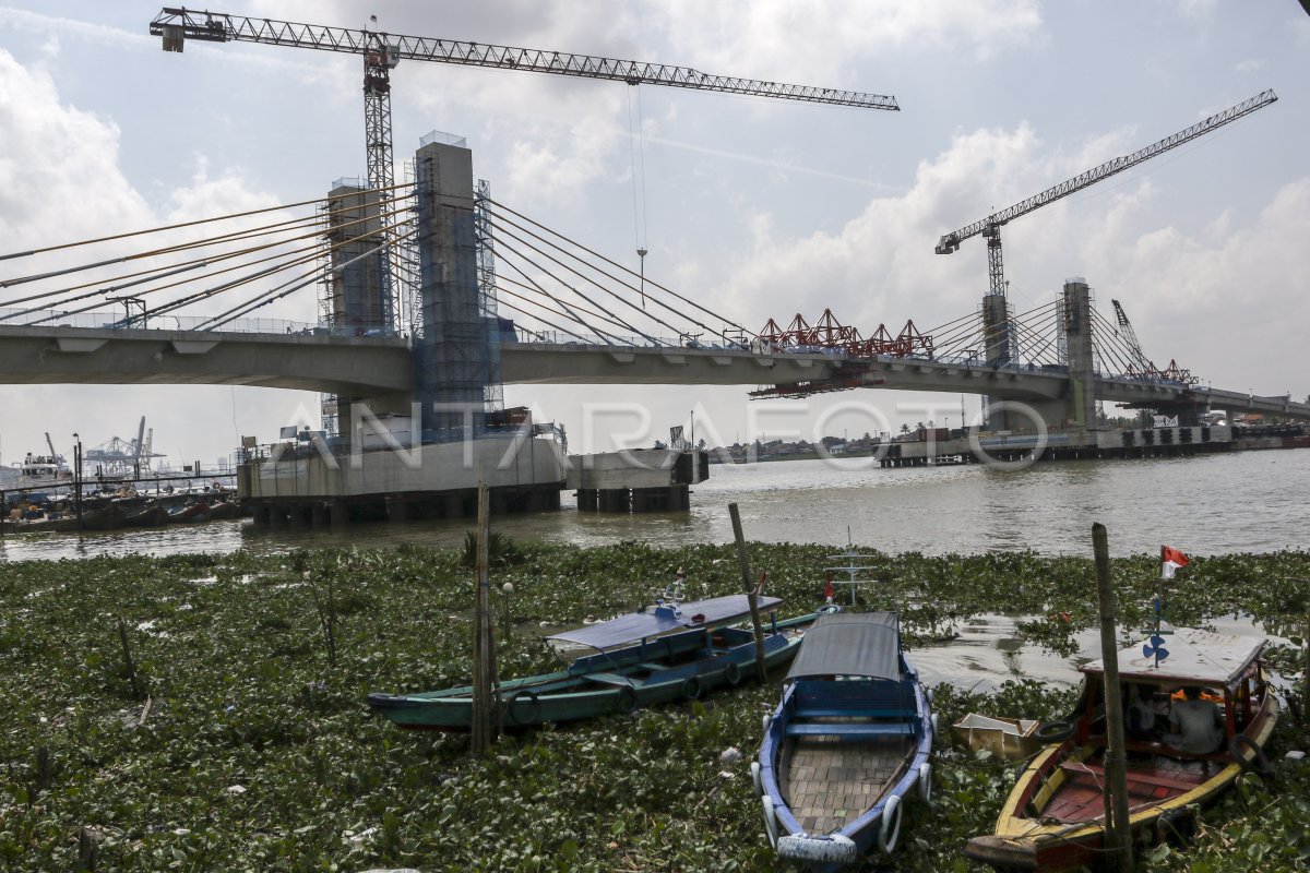 Pembangunan Jembatan Musi Iv Antara Foto