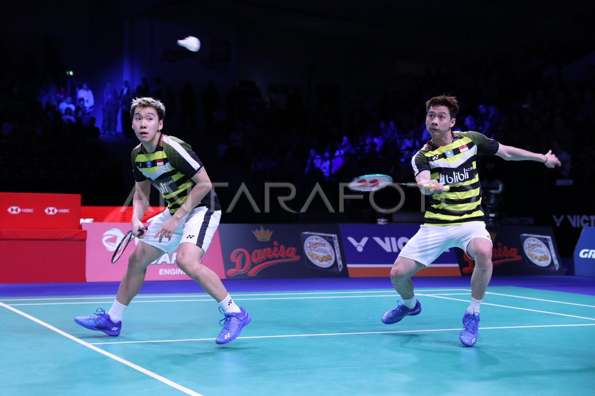 MARCUS KEVIN JUARA DENMARK OPEN ANTARA Foto