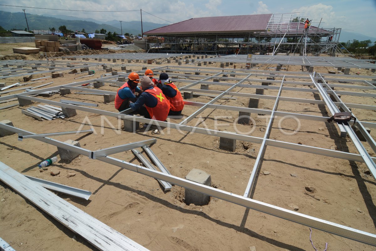 GENJOT PEMBANGUNAN HUNTARA ANTARA Foto