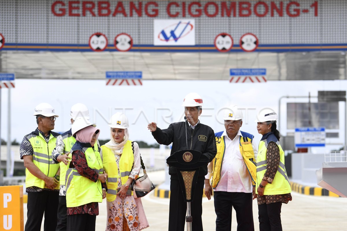 PERESMIAN JALAN TOL BOCIMI SEKSI I ANTARA Foto