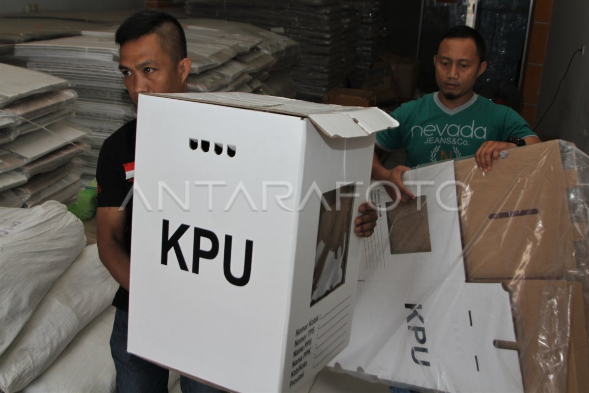 LOGISTIK PEMILU 2019 ANTARA Foto