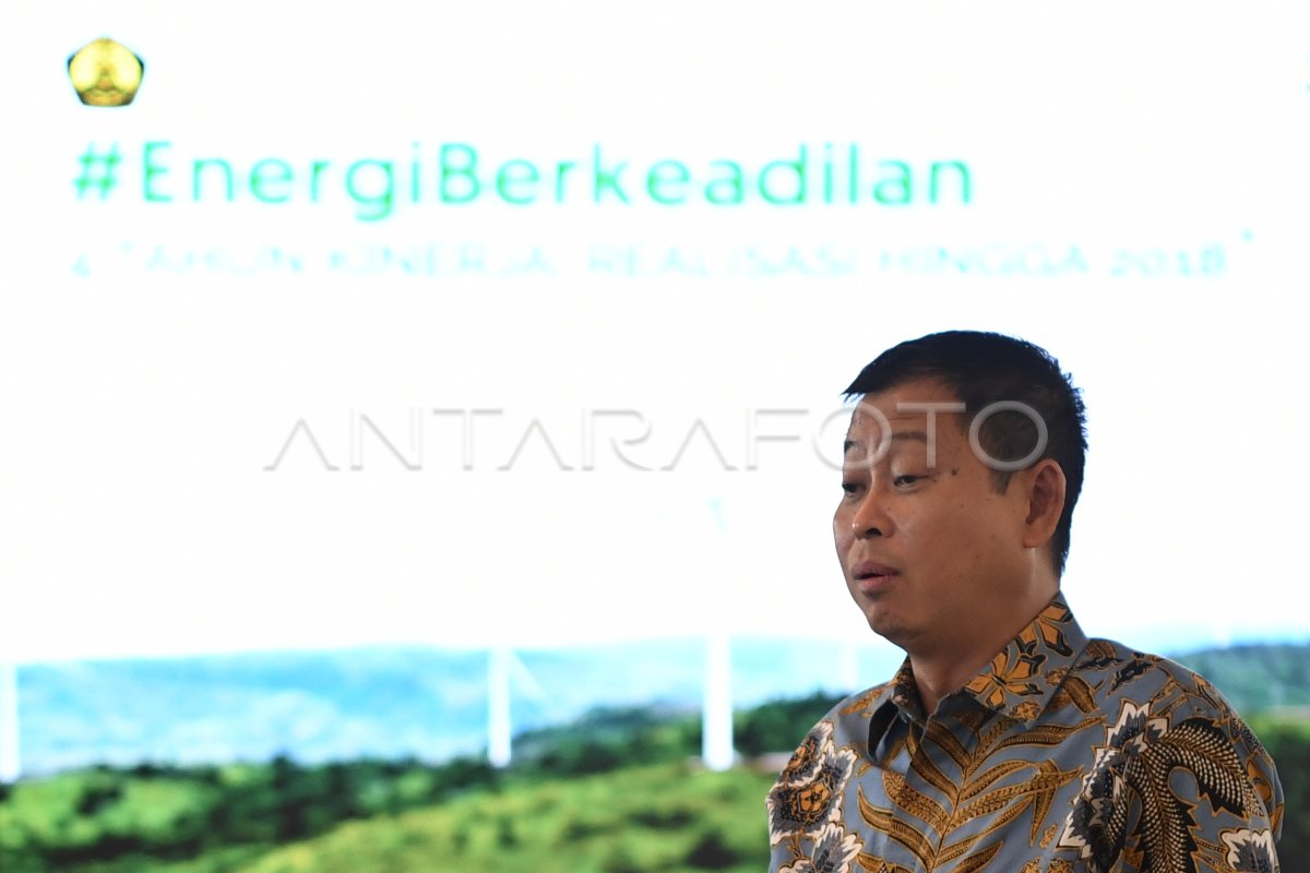 Capaian Kinerja Kementerian Esdm Antara Foto