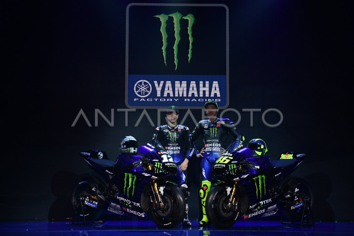 PELUNCURAN TIM MONSTER ENERGY YAMAHA MOTOGP ANTARA Foto