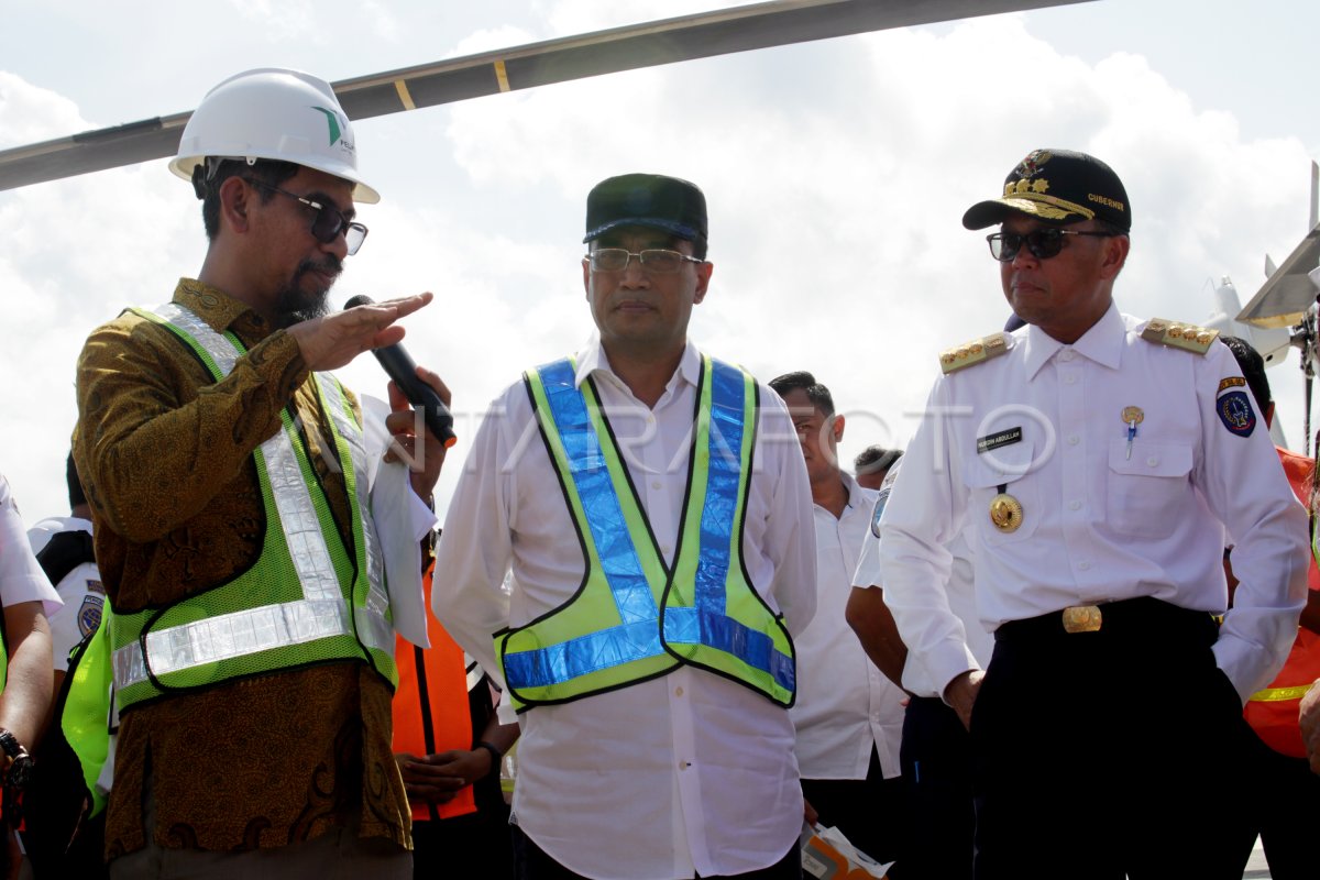 Kunjungan Kerja Menteri Perhubungan Antara Foto