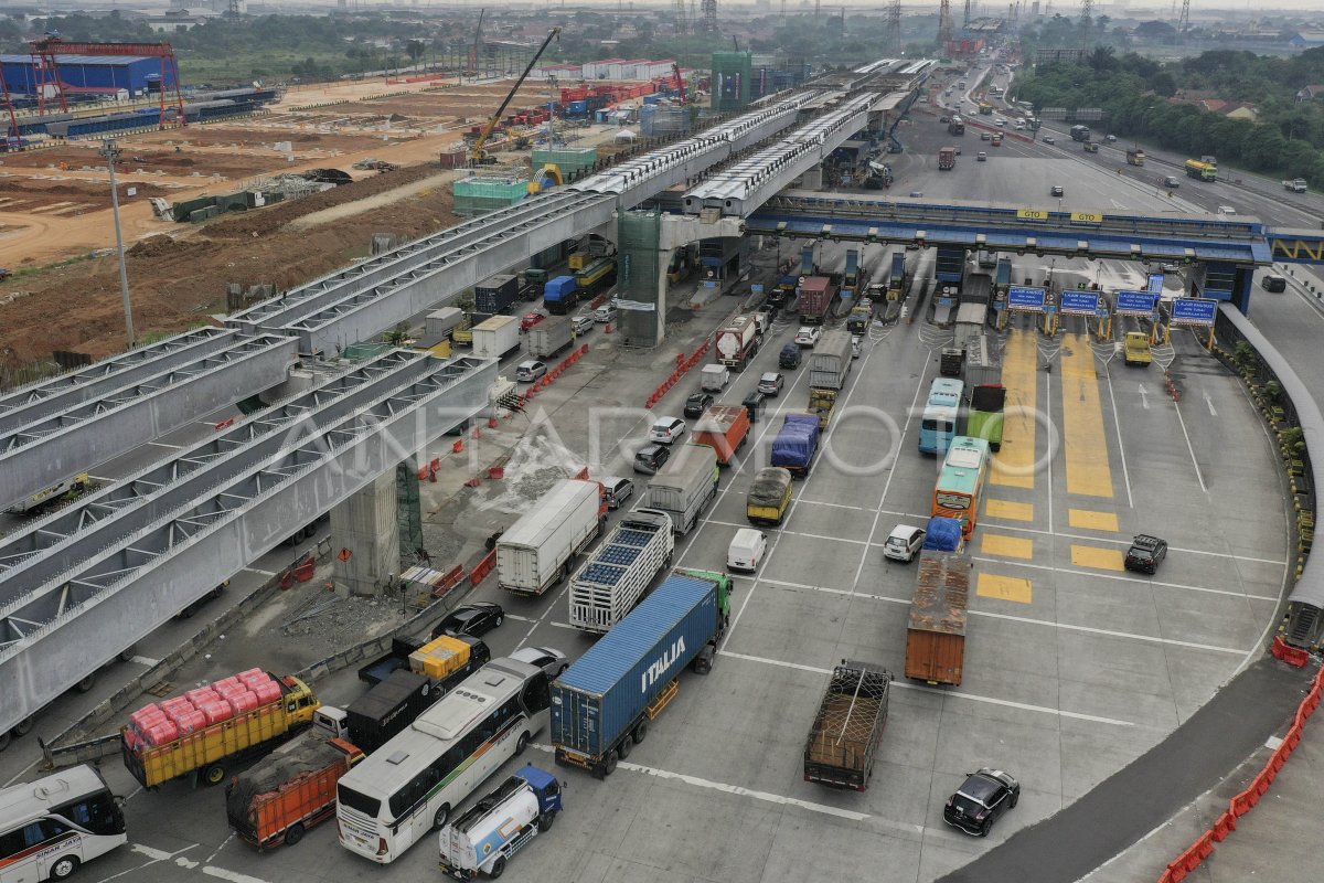 RELOKASI GERBANG TOL CIKARANG UTAMA ANTARA Foto