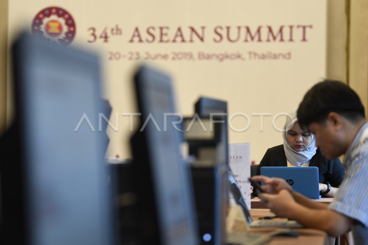 PERSIAPAN KTT ASEAN KE 34 ANTARA Foto