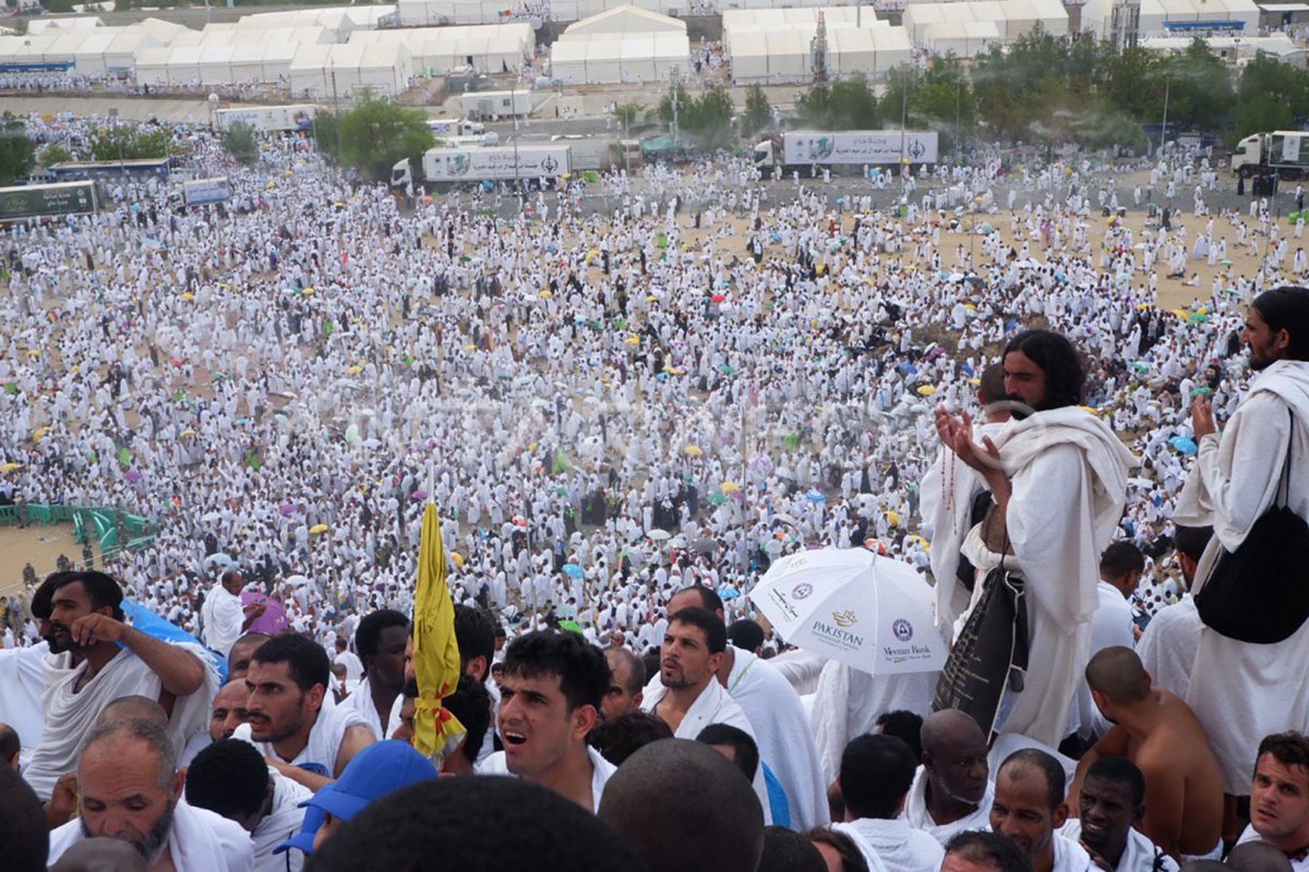 WUKUF DI ARAFAH ANTARA Foto