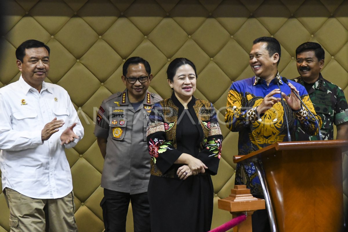 RAPAT KOORDINASI PENGAMANAN PELANTIKAN PRESIDEN ANTARA Foto