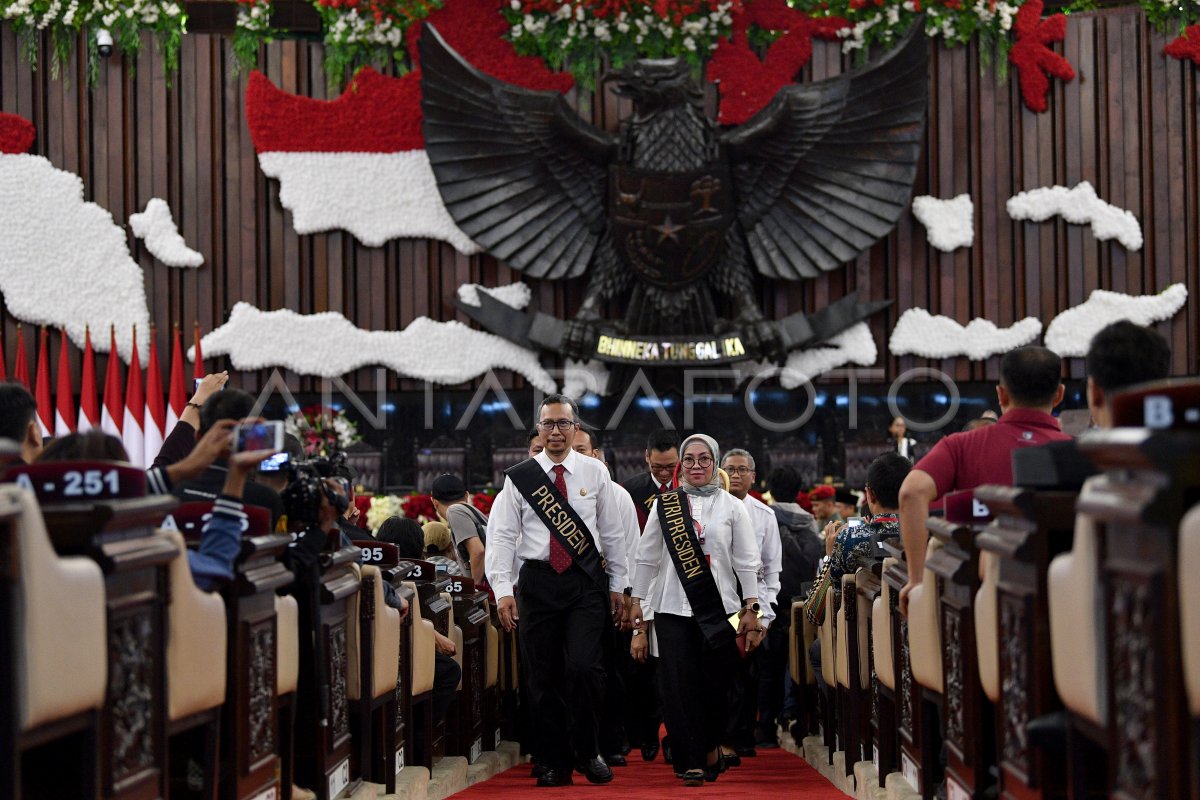 Gladi Bersih Pelantikan Presiden Dan Wakil Presiden Antara Foto