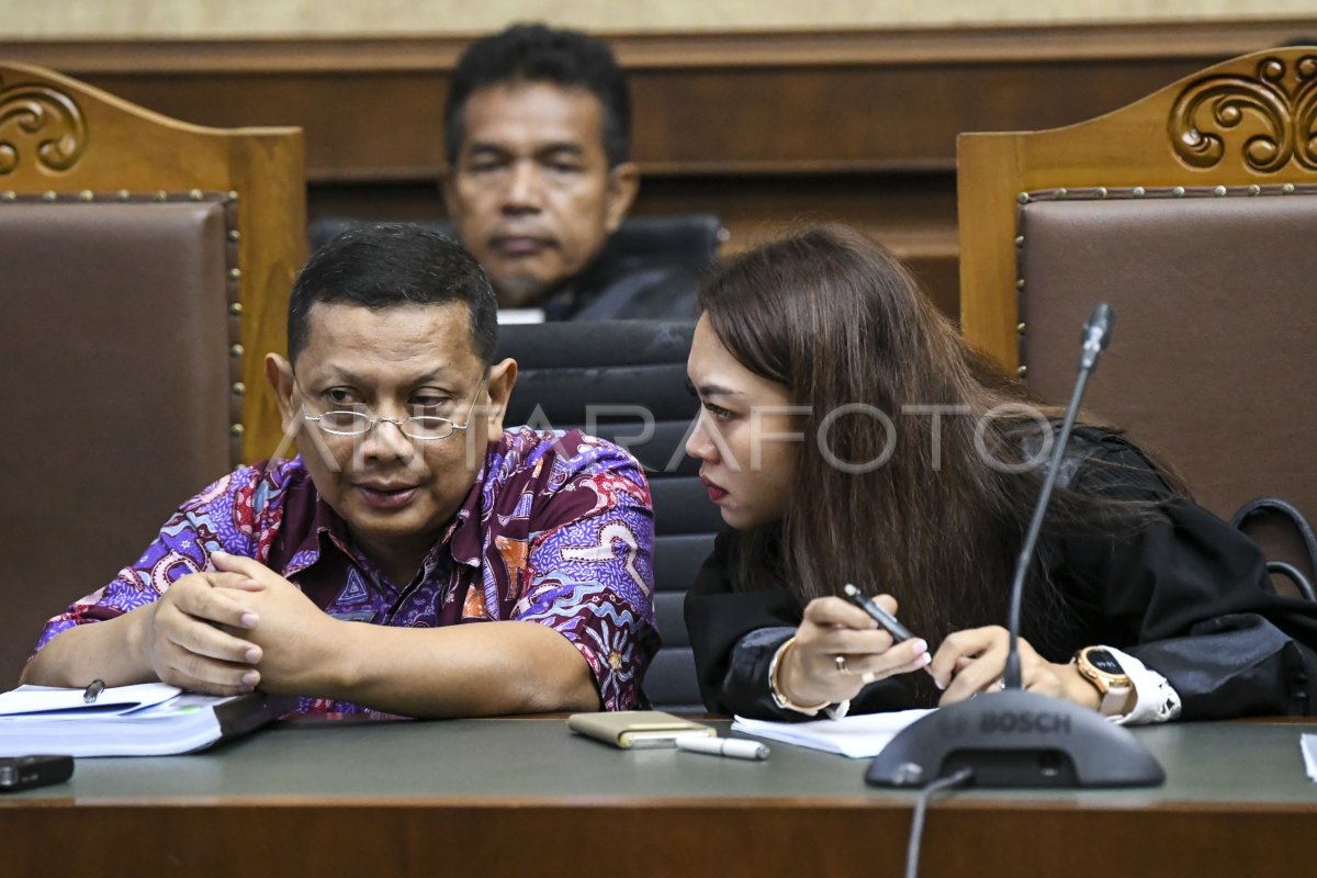 Sidang Lanjutan Penyuap Pengurusan Impor Bawang Putih Antara Foto