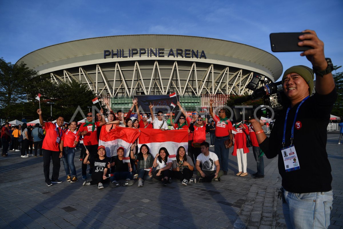 JELANG PEMBUKAAN SEA GAMES 2019 ANTARA Foto