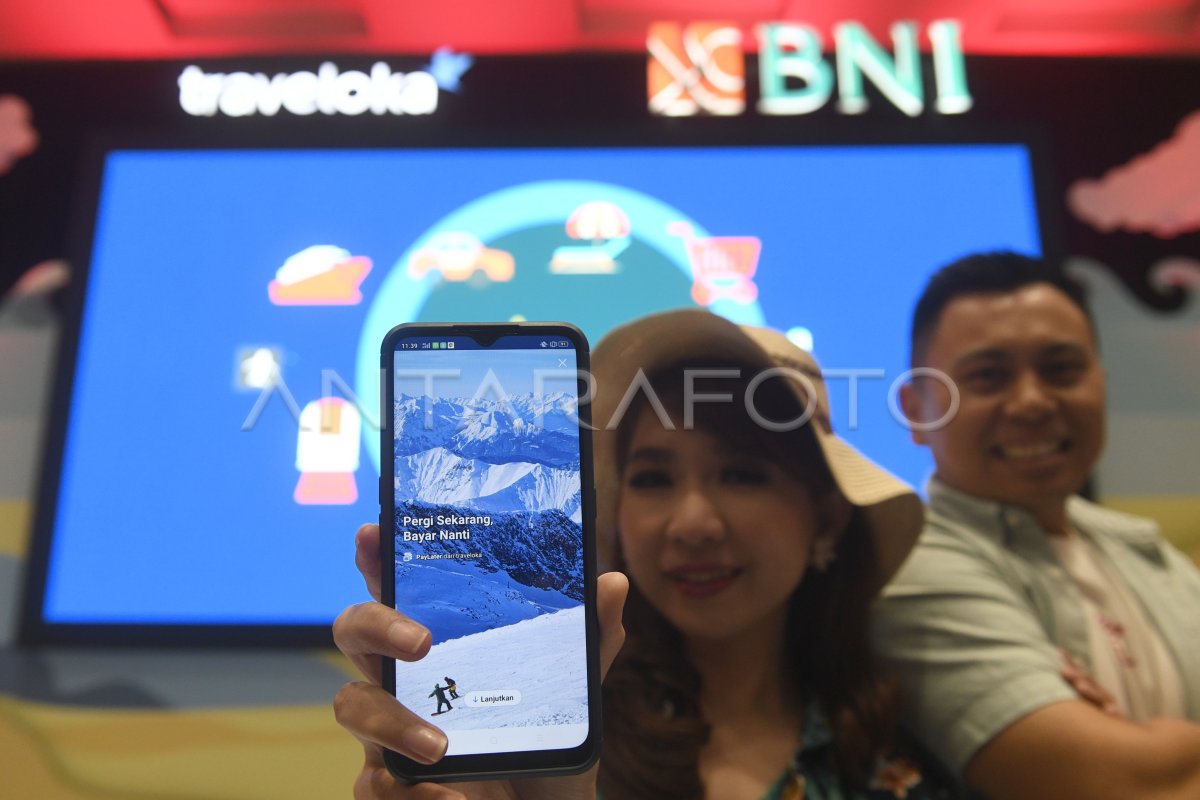 Kerjasama Bni Dengan Traveloka Paylater Antara Foto