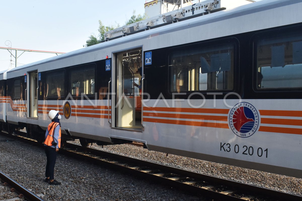 UJI DINAMIK KERETA PENUMPANG PESANAN FILIPINA ANTARA Foto