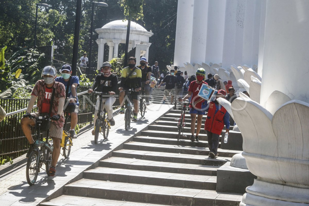 RENCANA PENAMBAHAN JALUR KHUSUS SEPEDA DI KOTA BOGOR ANTARA Foto