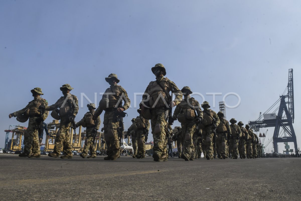 Apel Gelar Pasukan Latihan Geladi Tugas Tempur Tni Al Antara Foto