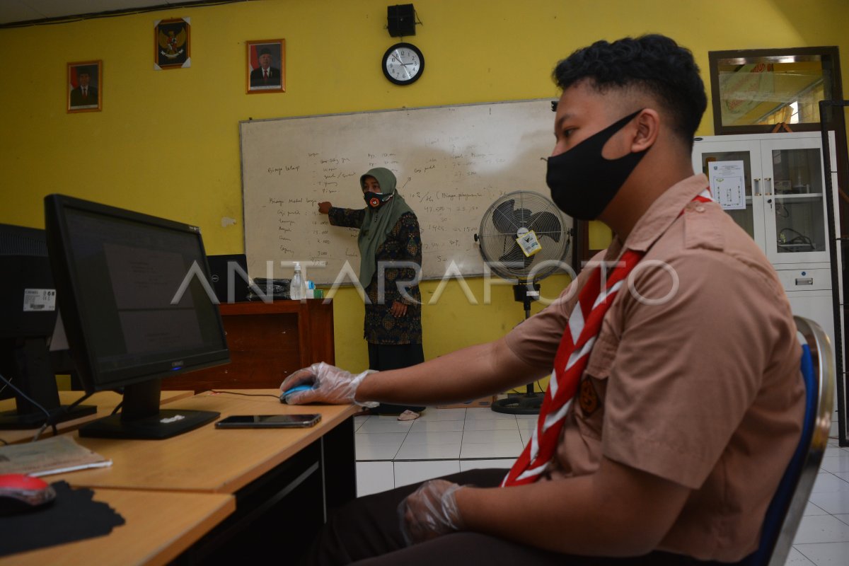 Smk Di Jombang Gelar Pembelajaran Secara Tatap Muka Antara Foto