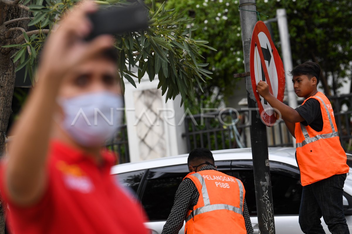 OPERASI YUSTISI PROTOKOL KESEHATAN ANTARA Foto