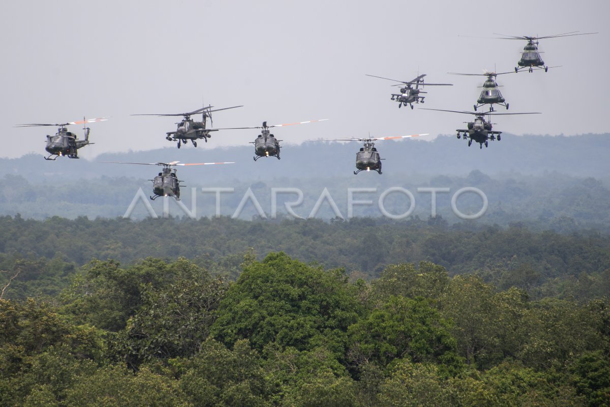 Puncak Latihan Antar Kecabangan Tni Ad Antara Foto