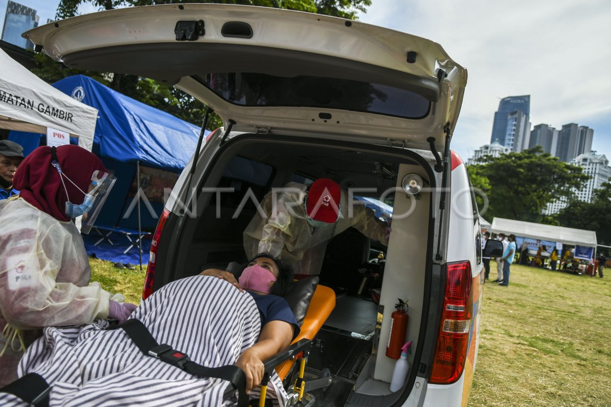 Simulasi Kampung Siaga Bencana Antara Foto