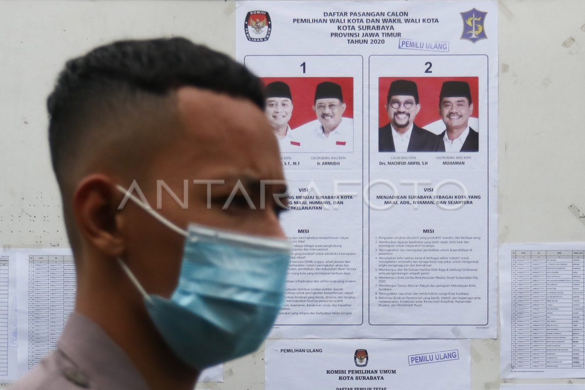 Pemungutan Suara Ulang Di Surabaya Antara Foto