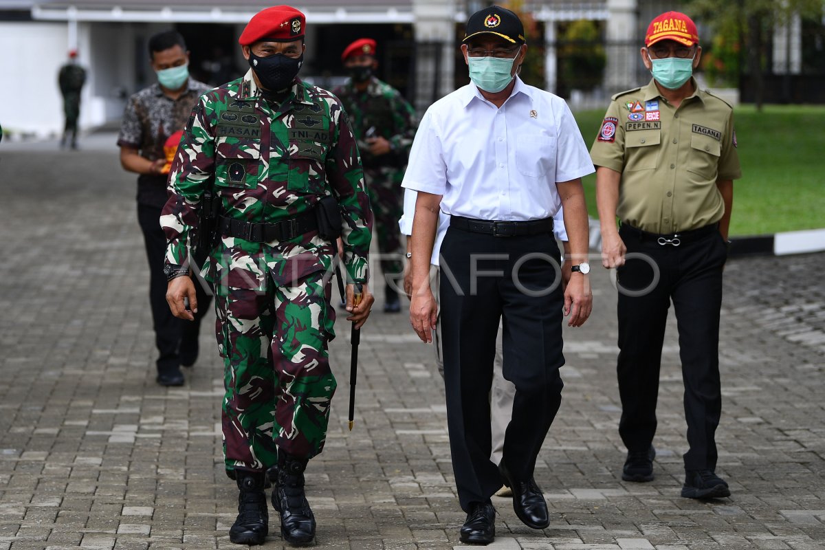 Apel Kesiapsiagaan Tagana Dan Kopassus Antara Foto