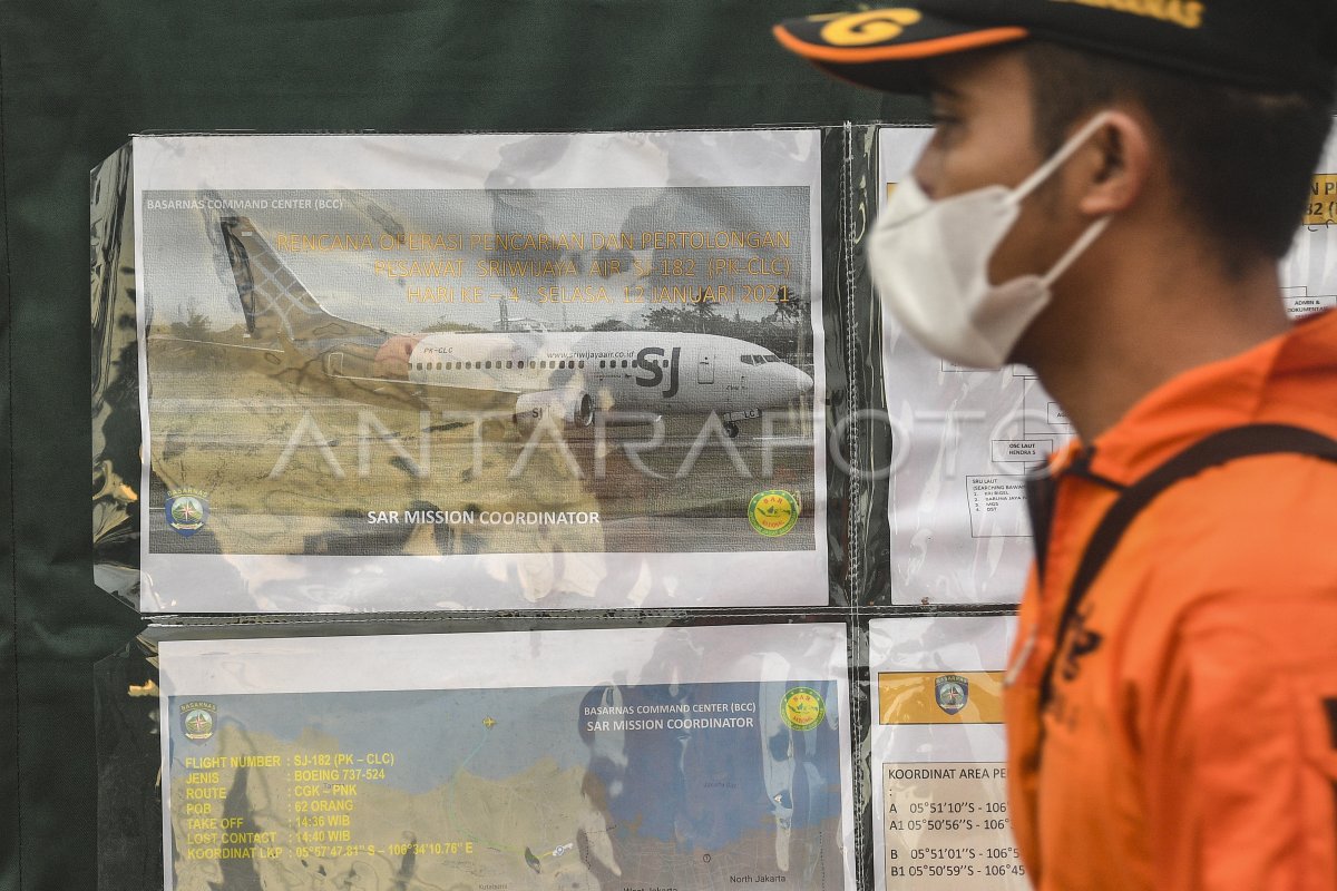 Pencarian Korban Kecelakaan Pesawat Sriwijaya Air Sj Antara Foto