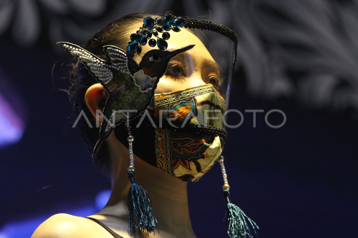 Lomba Desain Masker Batik Antara Foto