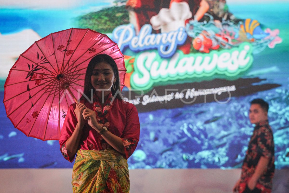 PELUNCURAN GERNAS BANGGA BUATAN INDONESIA PELANGI SULAWESI ANTARA Foto