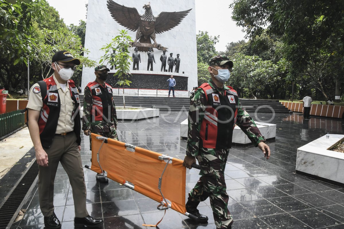 Persiapan Peringatan Hari Kesaktian Pancasila Antara Foto