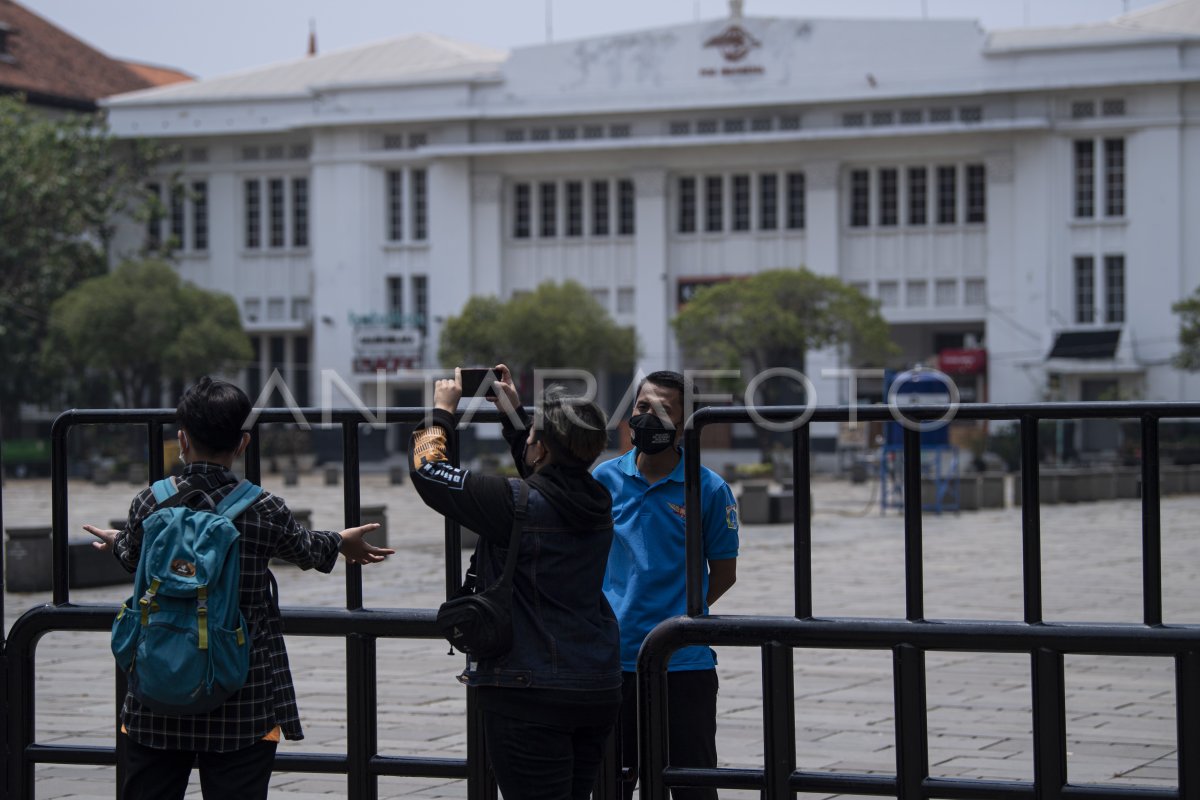 Kawasan Wisata Kota Tua Jakarta Masih Ditutup Antara Foto