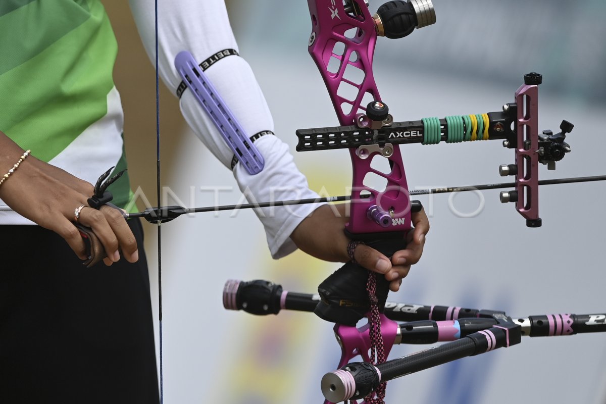 FINAL PANAHAN NOMOR RECURVE MIXED TEAM PON PAPUA ANTARA Foto