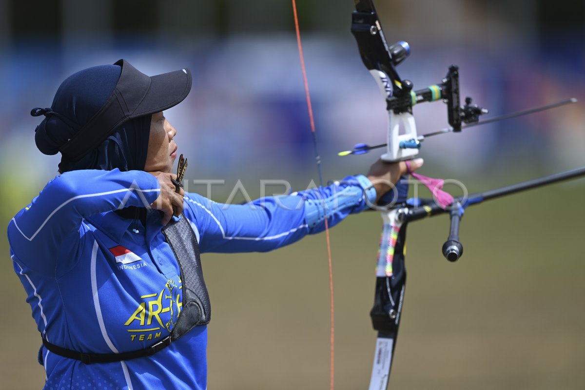 FINAL PANAHAN NOMOR RECURVE MIXED TEAM PON PAPUA ANTARA Foto