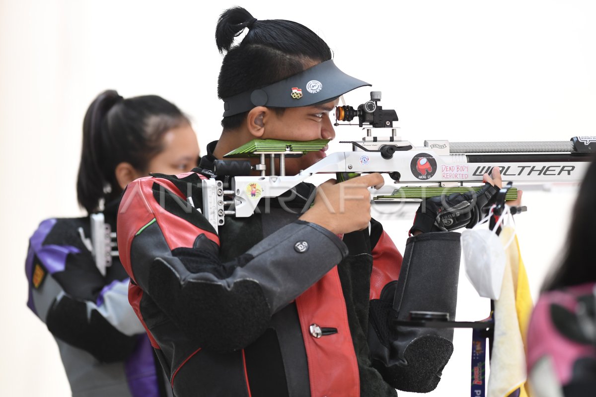 FINAL MENEMBAK 10 METER AIR RIFLE MIXED TEAM ANTARA Foto