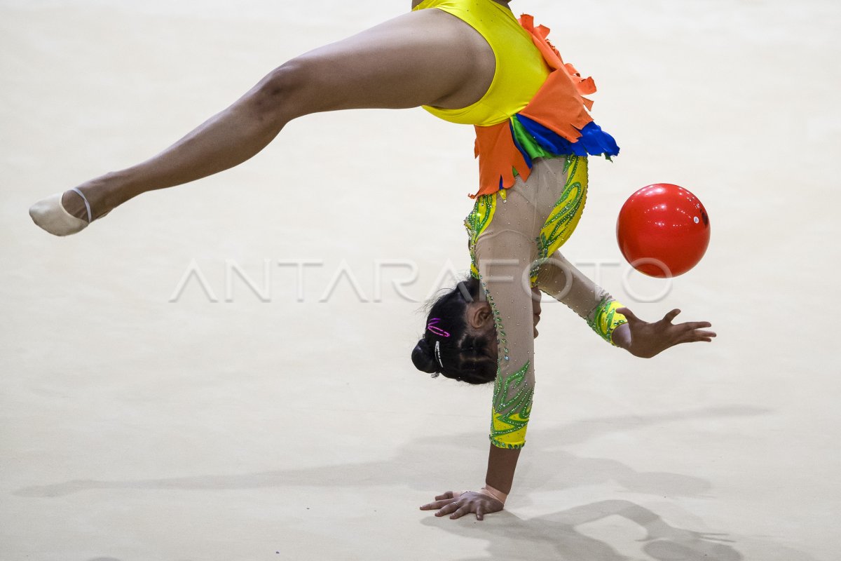 Final Senam Ritmik Nomor Bola Pon Papua Antara Foto