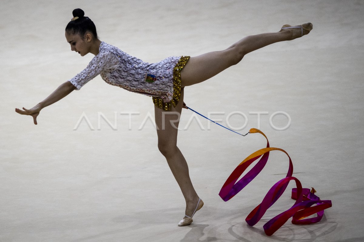 Final Senam Ritmik Nomor Pita Putri Pon Papua Antara Foto