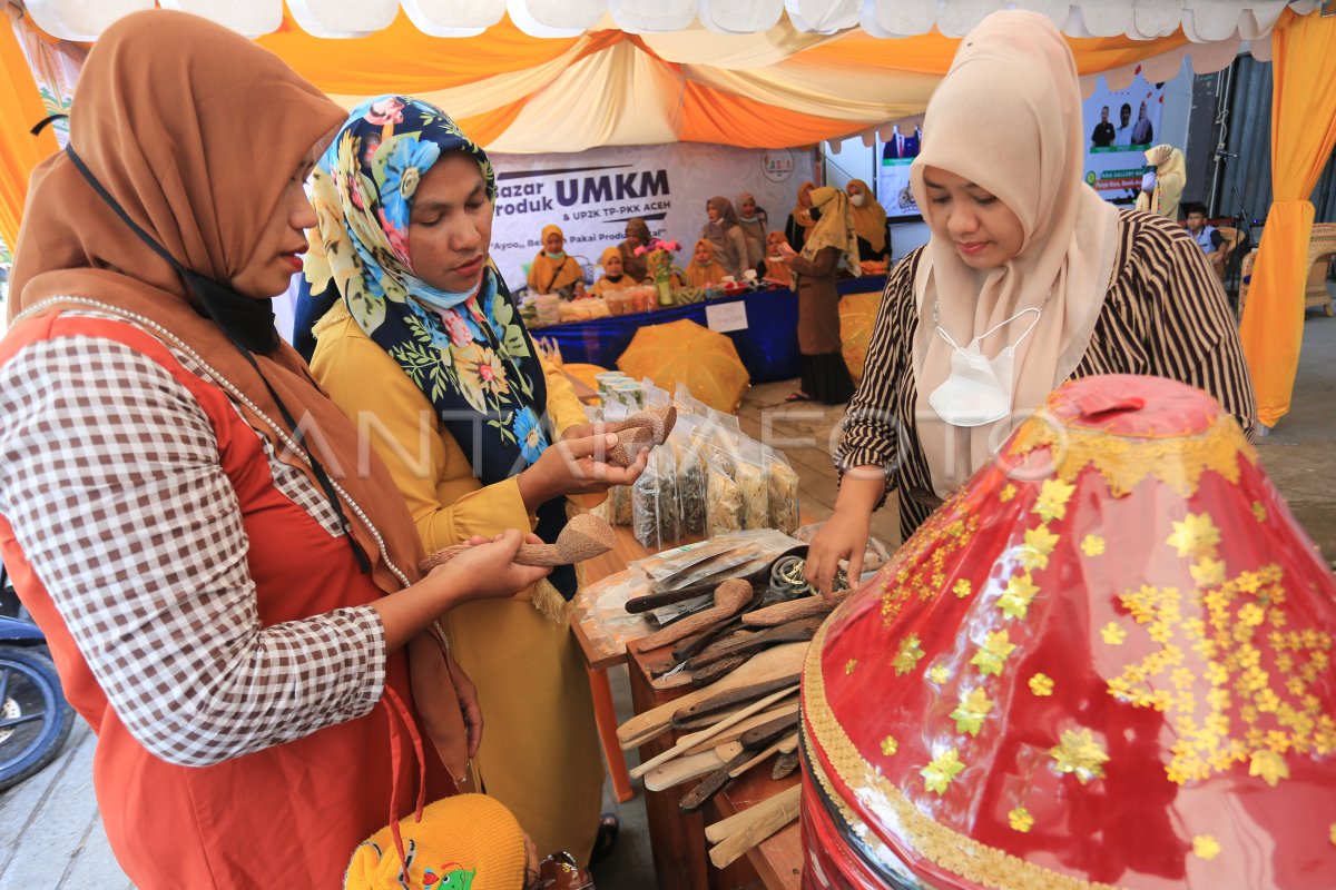 BAZAR PRODUK UMKM DI ACEH ANTARA Foto