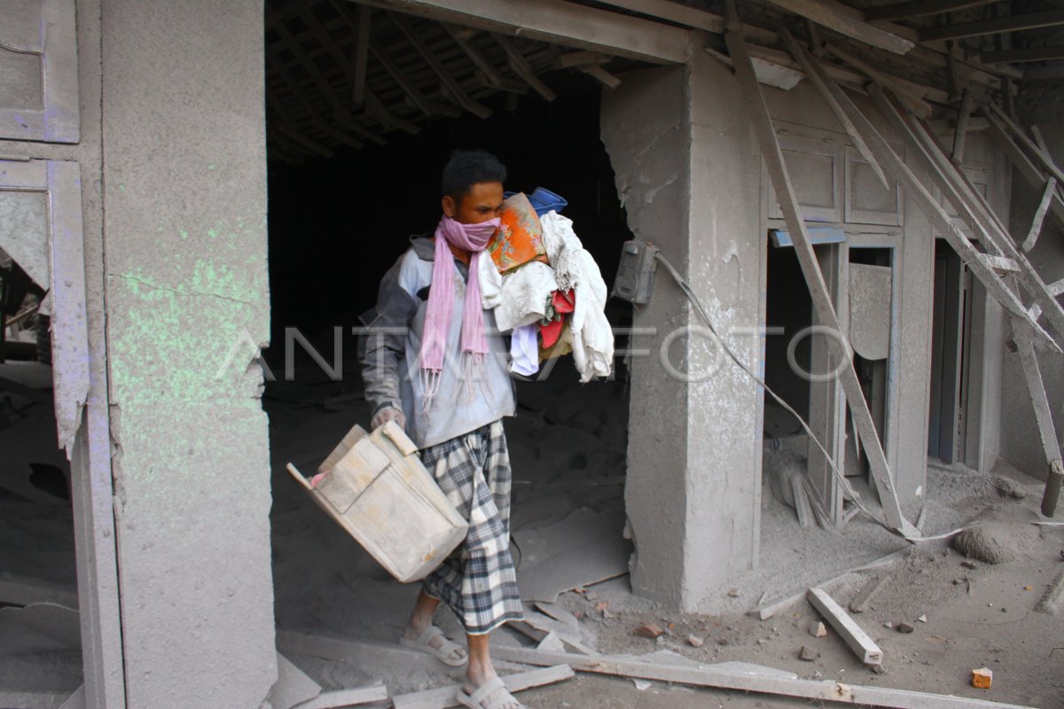 Dampak Letusan Semeru Antara Foto