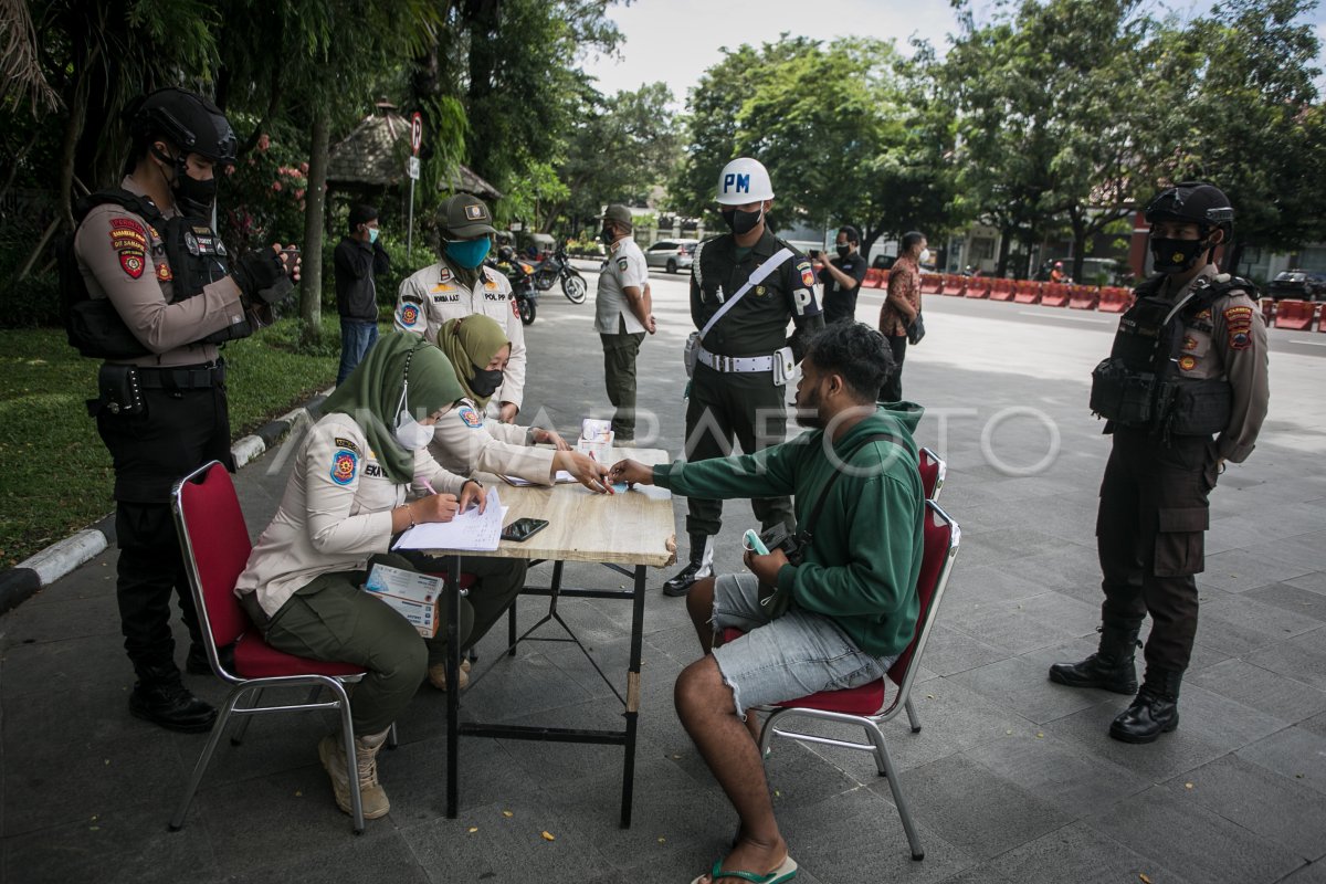 Operasi Yustisi Protokol Kesehatan Antara Foto