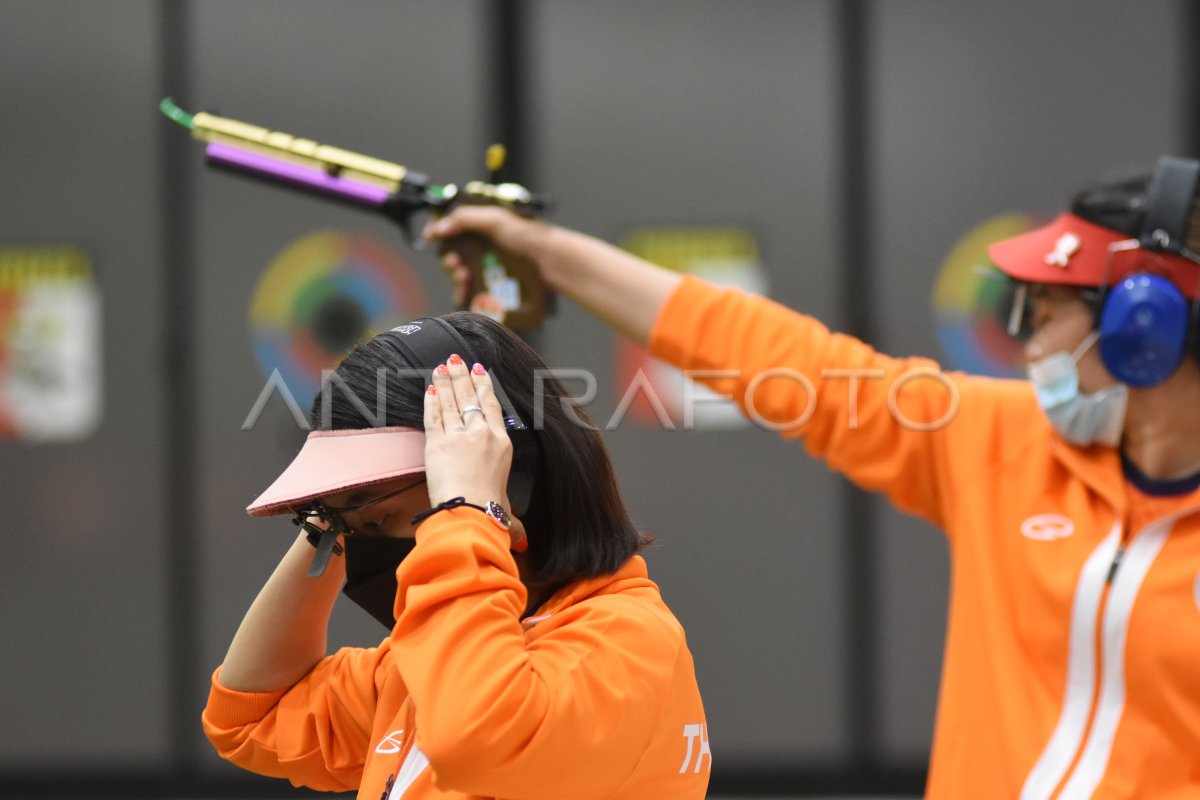 Final Menembak Meter Air Pistol Team Women Issf Grand Prix Antara Foto