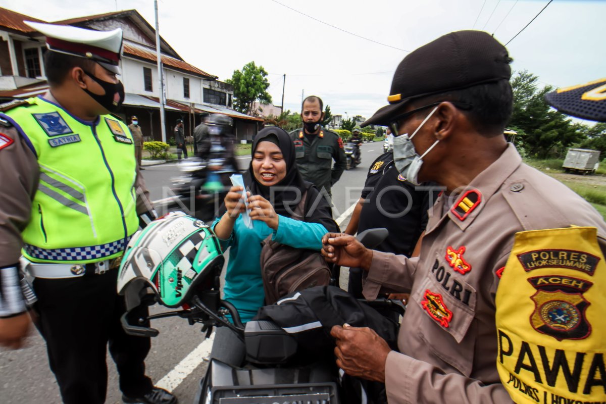 Razia Prokes Cegah Penyebaran Omicron Antara Foto