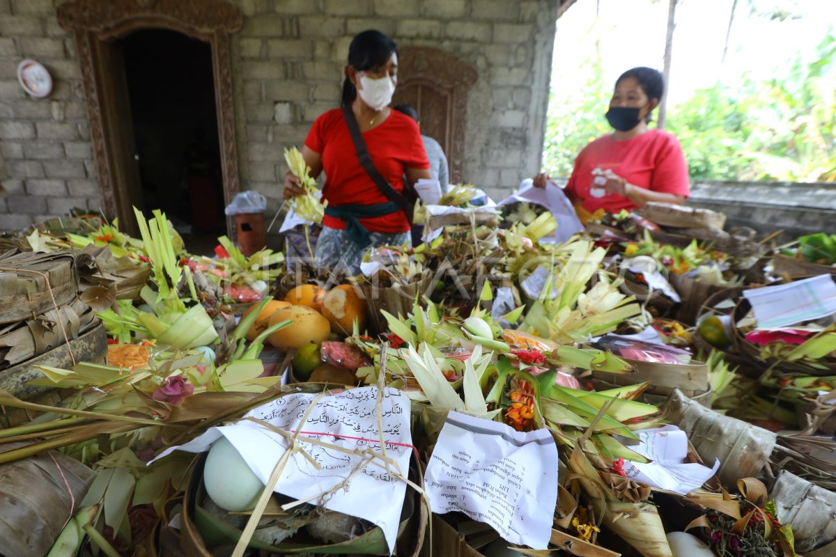 PERSIAPAN NYEPI DI KAMPUNG BALI BANYUWANGI ANTARA Foto