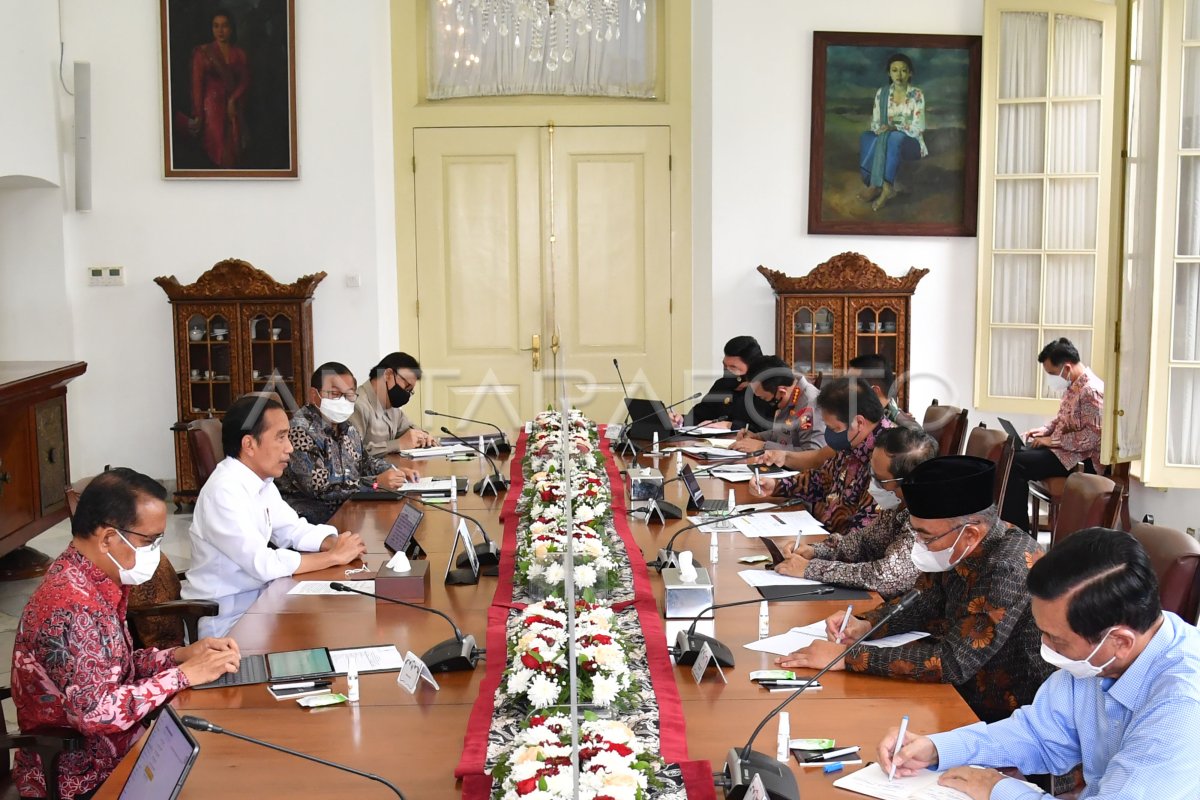 Rapat Terbatas Persiapan Pemilu Pilkada Antara Foto